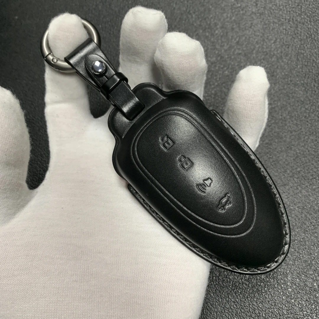 XCULLER适用长城魏牌汽车钥匙套VV5 VV6 VV7魏牌摩卡真皮钥匙扣包