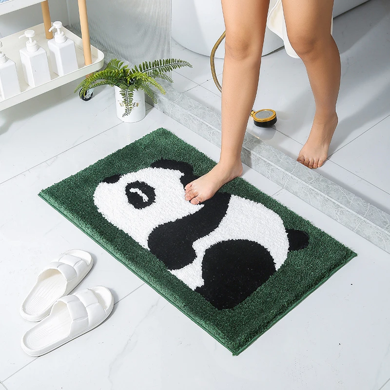 【熊猫】浴室地垫 入户地垫 洗漱台地垫 入户地垫 书房卧室地垫地毯