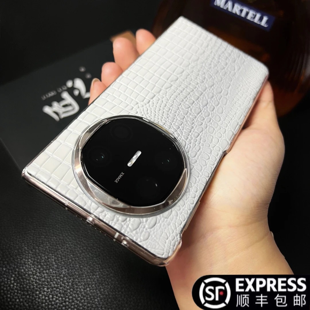 适用华为matex6手机壳手工真皮超薄轻奢定制男女款X5典藏X3保护壳