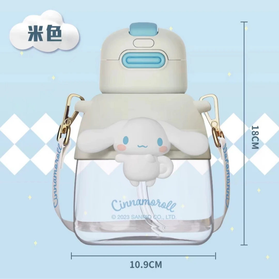 线下爆款小学生凉水杯三丽鸥系列水杯网红可爱大肚杯便携双饮杯