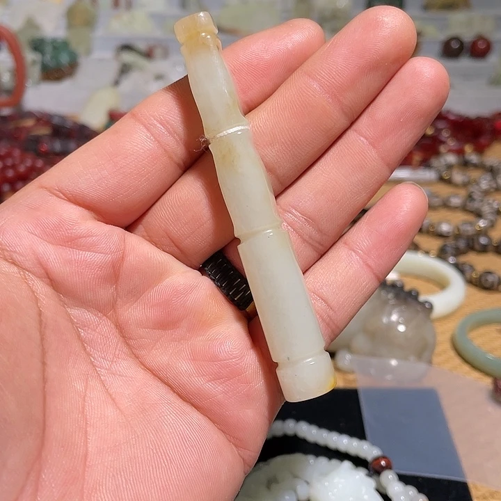 和田玉颈饰未镶嵌福****：