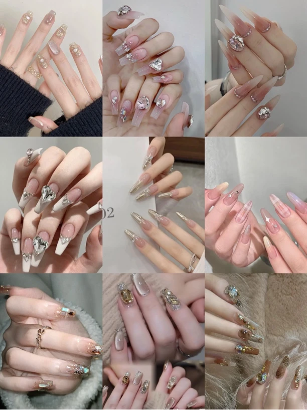 【两单飞】孤品纯手工穿戴甲 下单备注编码 NO退NO换 默认微瑕