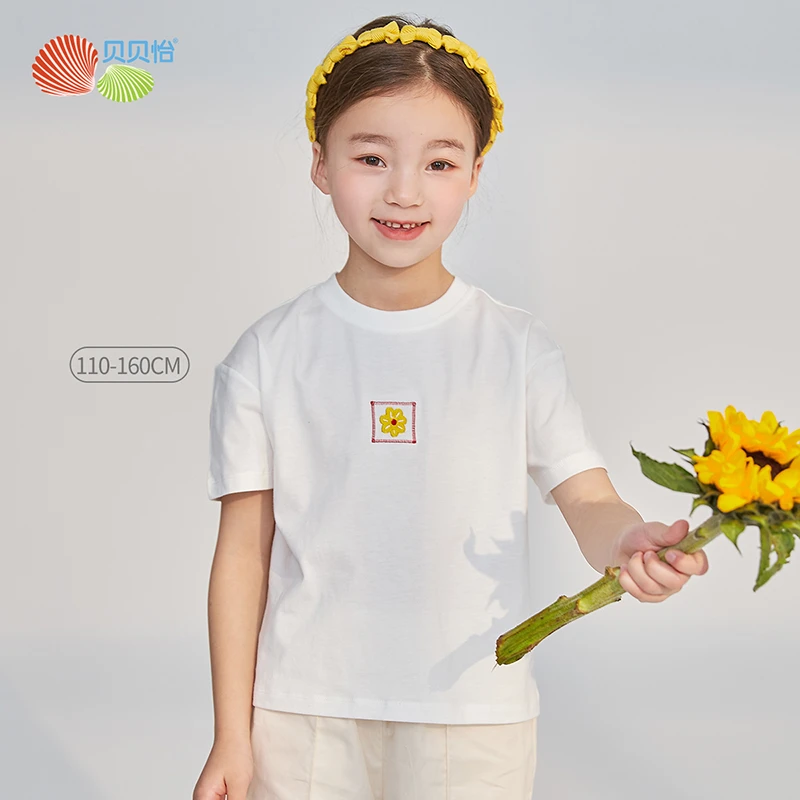 【重播浮力】夏季女童短袖T恤222S2939