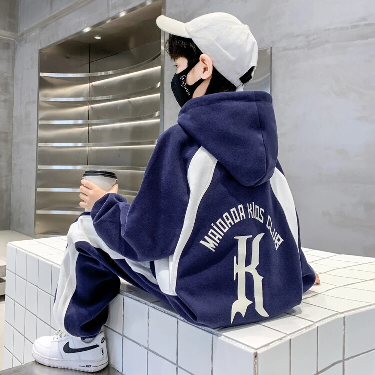 男童春季套装2023新款韩版洋气中大童两件套童装休闲长袖儿童3-15