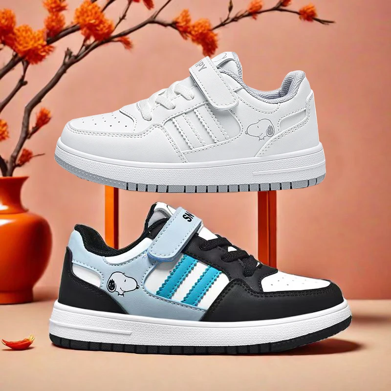 史努比儿童板鞋四季款休闲鞋校园学生鞋运动鞋百搭小白鞋S230105