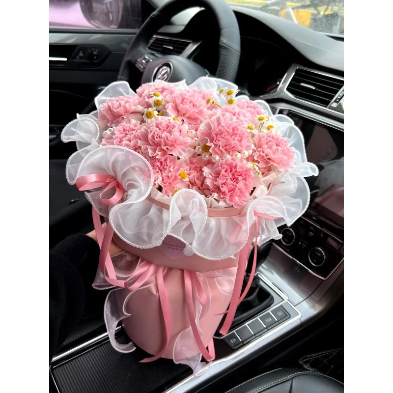 【绿萝】高质量 欧根纱褶皱卷边花边 鲜花包装资材