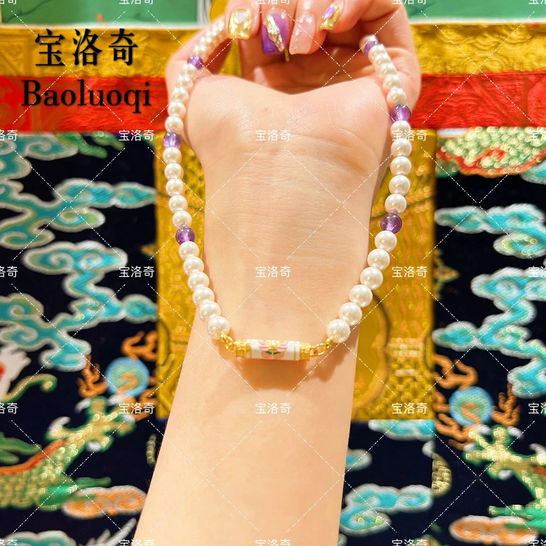 宝洛奇 吊坠925银 BLQXL-139 925银五条经文蝴蝶管