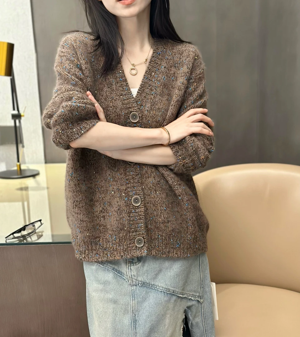 薇洛曼优选【A50-A70】羊绒羊毛捡漏百搭时尚气质网红款针织上衣2