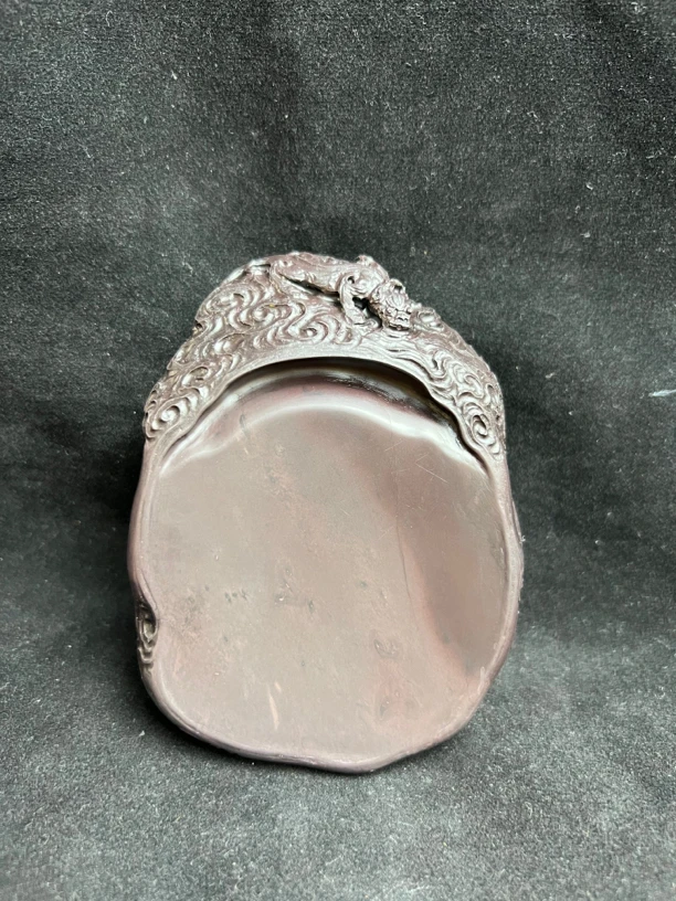 精品端砚《平步青云砚》-坑仔岩，尺寸：10x7.5x3.1cm