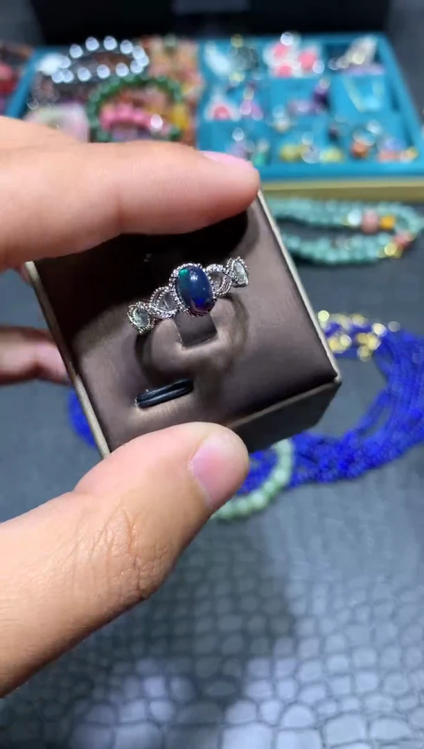 【闪购商品】欧泊戒指未镶嵌F13