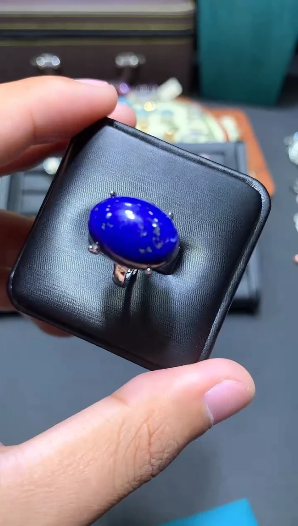 【闪购商品】青金石戒指未镶嵌K67【随机发货 只发一个】