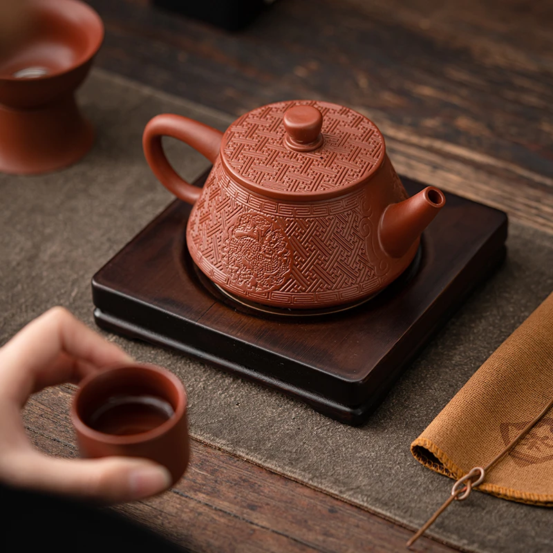 万寿朱泥紫砂凤鸣壶会唱歌的茶壶功夫茶具家用泡茶壶公司活动礼品