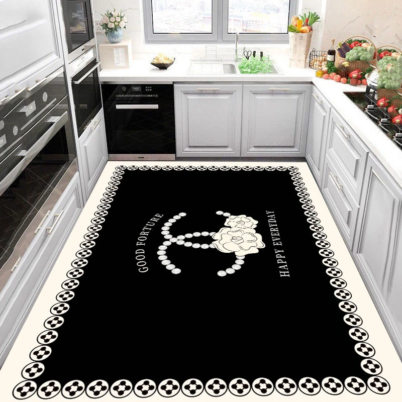 小香整铺厨房地垫吸水吸油耐脏脚垫入户门满铺卫生间门口垫子家用