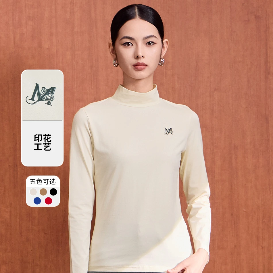 【联想惠甄选】马天奴时尚打底印花秋冬打底衫VDA401POH0