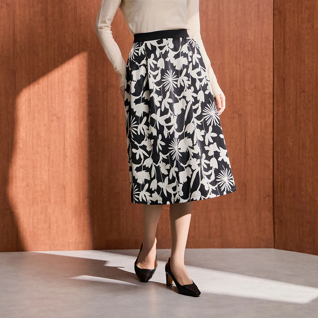 【福利专属】马天奴碎花显瘦气质高腰时尚半裙VDA678SKA0