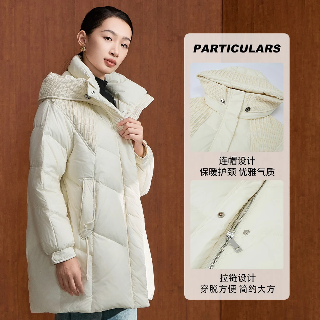 MY TENO/马天奴VDA186气质时尚女士休闲加厚保暖大方优雅羽绒服