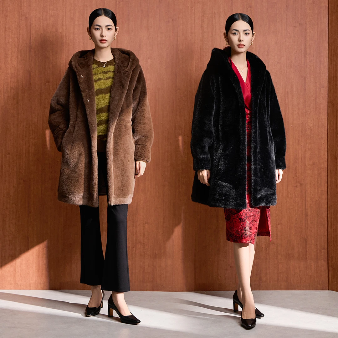 【福利专属】马天奴短款时尚休闲加厚保暖连帽冬季外套VDA377JKH0