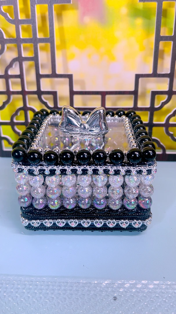 新款炫彩泡泡珠首饰盒材料包（配齐）不含工具