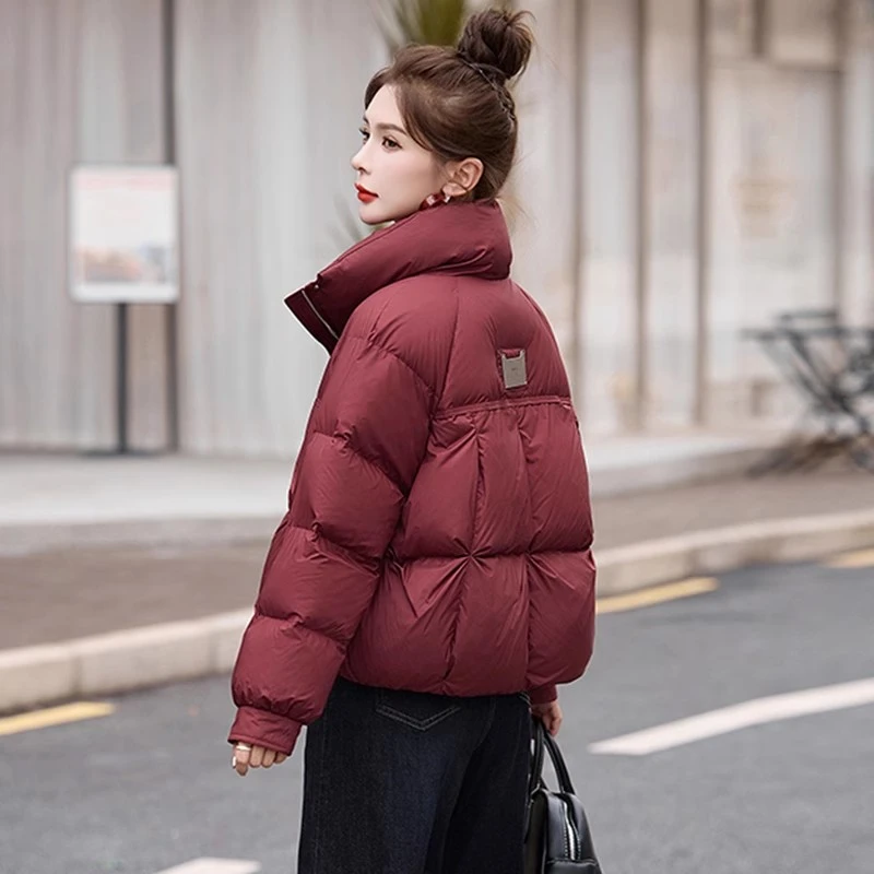 小香风羽绒服女短款2025冬季新款宽松加厚小个子时尚爆款外套潮
