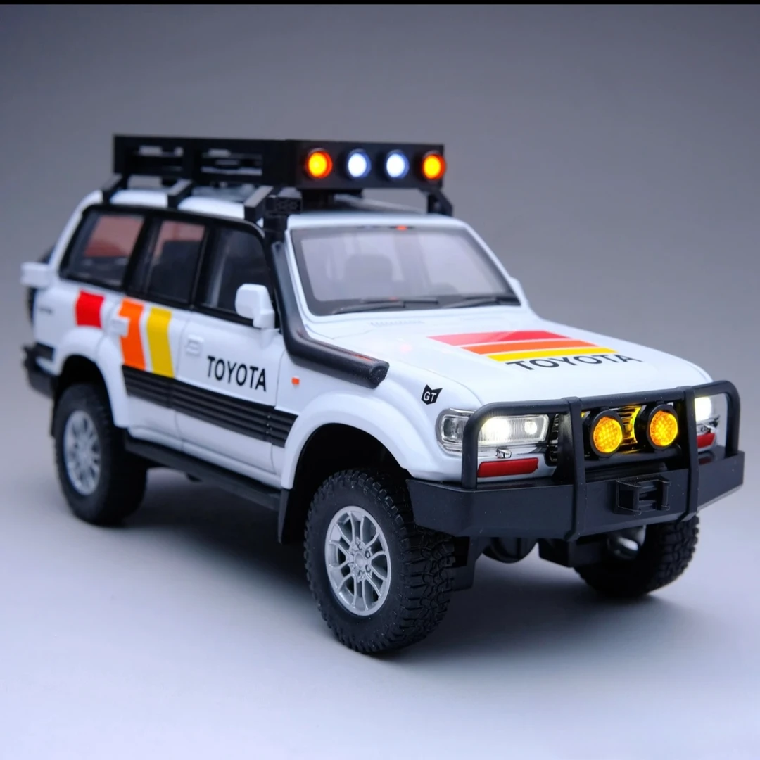 【酷路泽LC80】1:24经典版全开门仿真合金汽车模型静态车模摆件