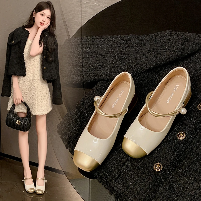 史蒂夫·马登小皮鞋2025春夏爆款法式百搭气质软底单鞋女鞋子