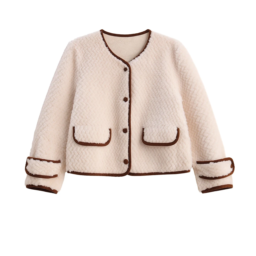 EF小香风短款羊毛外套法式高级感G4090245262