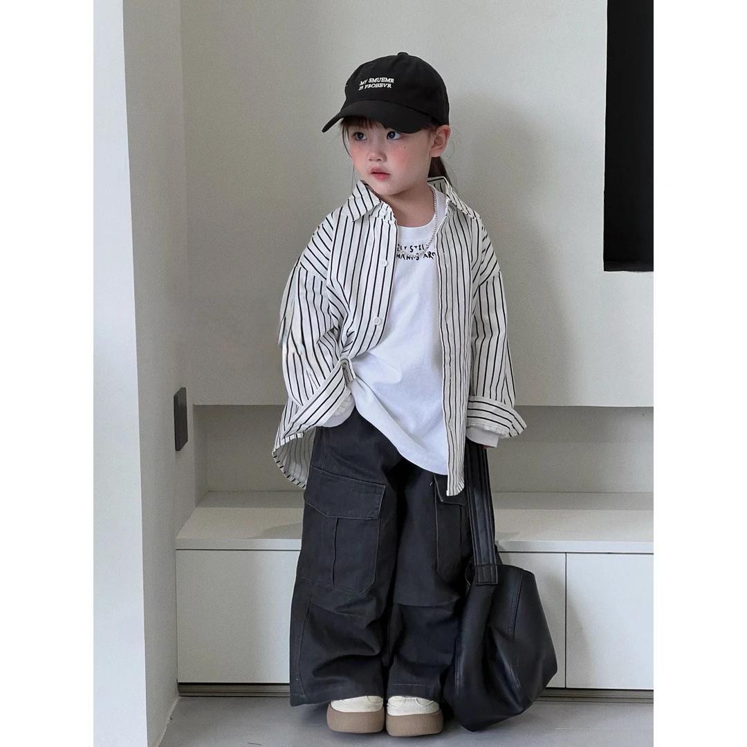 儿童秋季条纹休闲衬衫-159