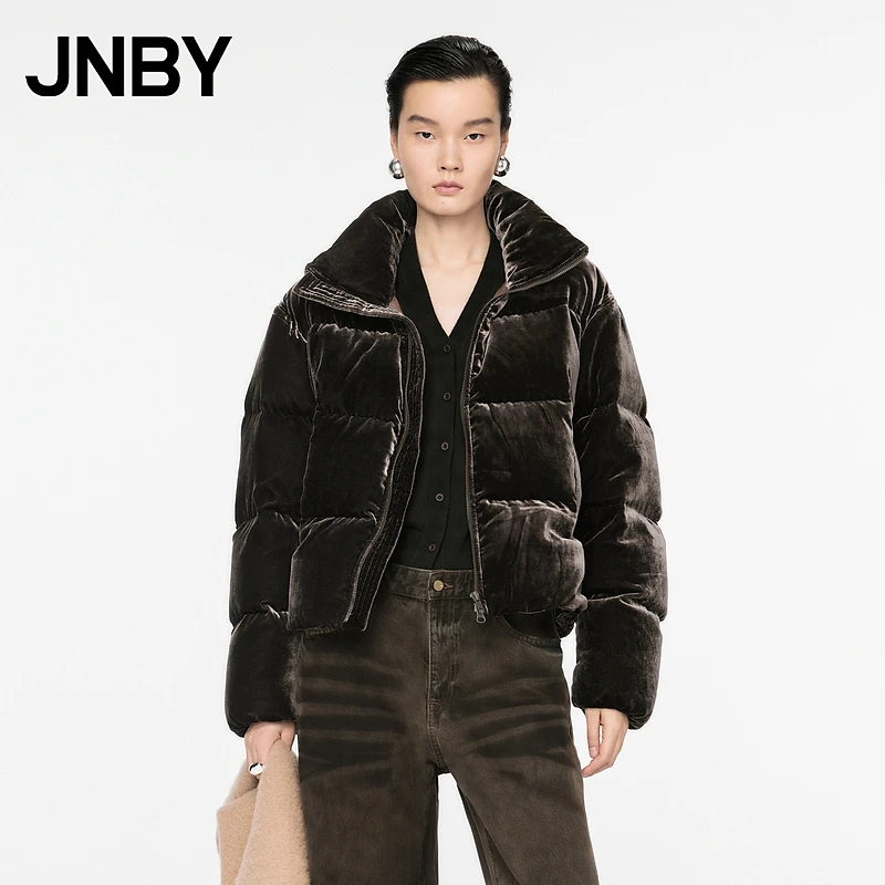 【商场同款】JNBY/江南布衣24冬新品羽绒服宽松立领长袖5OBC14780
