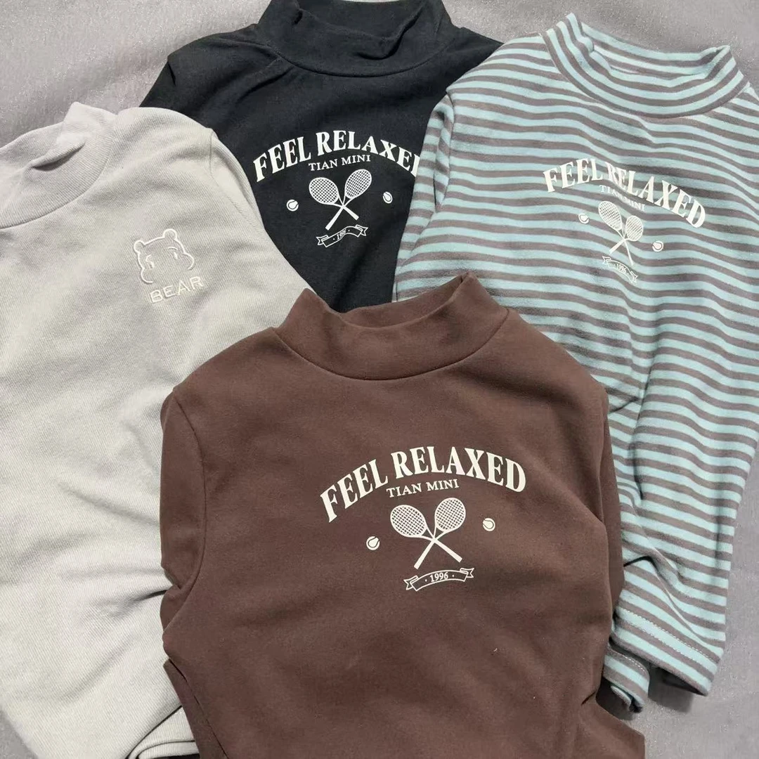 韩版Kissu痞帅男童秋冬打底衣