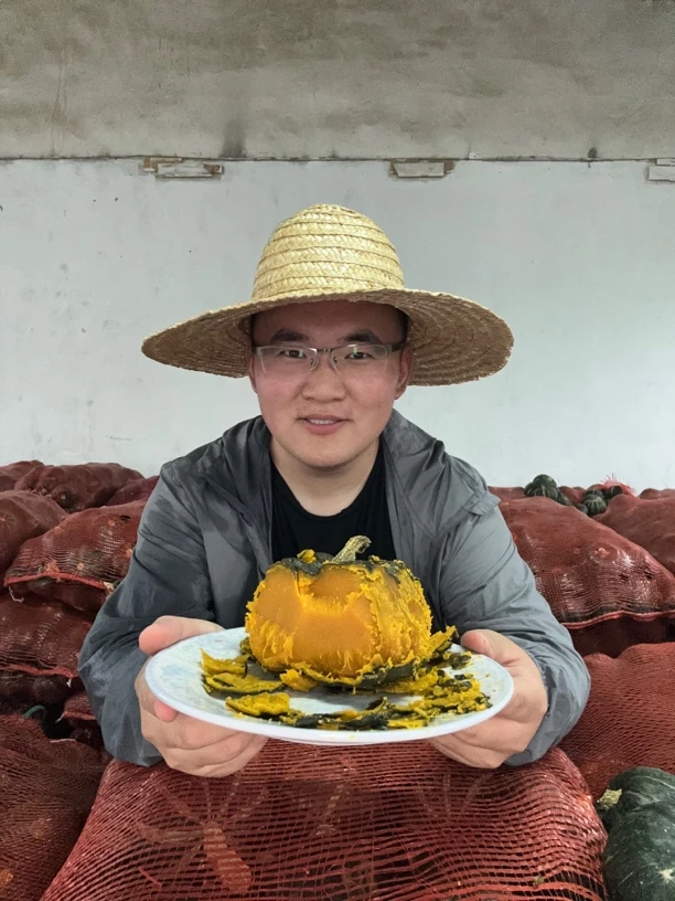 【中通】二级果惠和一号贝贝南瓜 表皮瑕疵丑陋畸形净重5斤 已糖化
