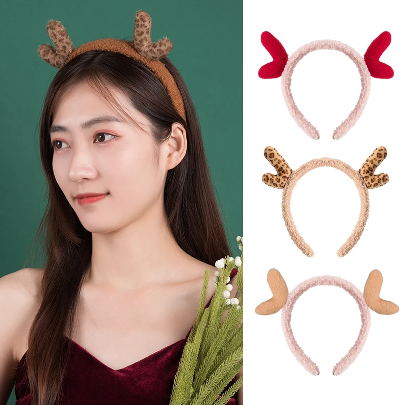 金美澳鹿角发捆发夹U型夹网红款头饰甜美发箍2025爆款洋气高级感