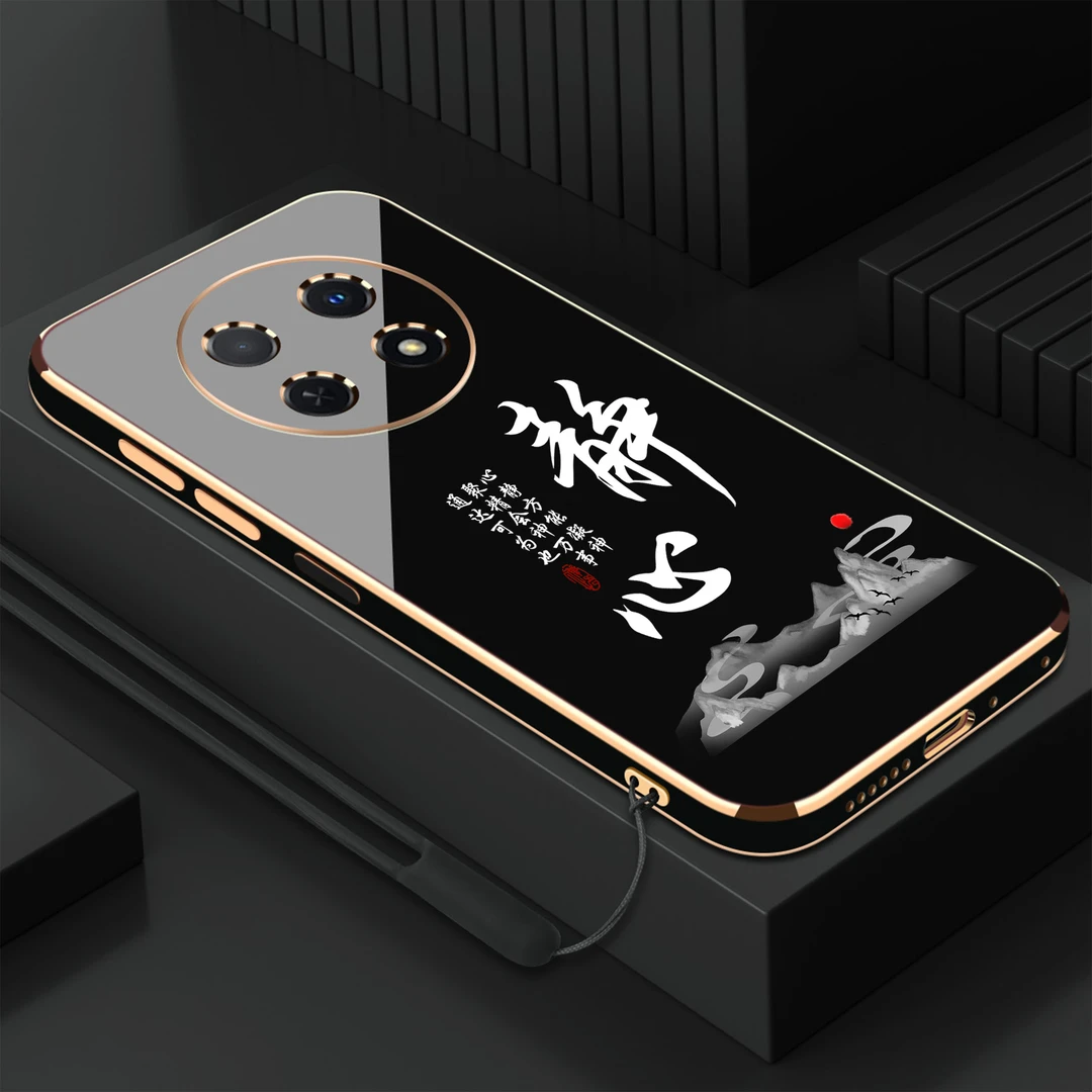 静心华为畅享60x手机壳新款硅胶软壳电镀高端防摔轻奢个性手机套