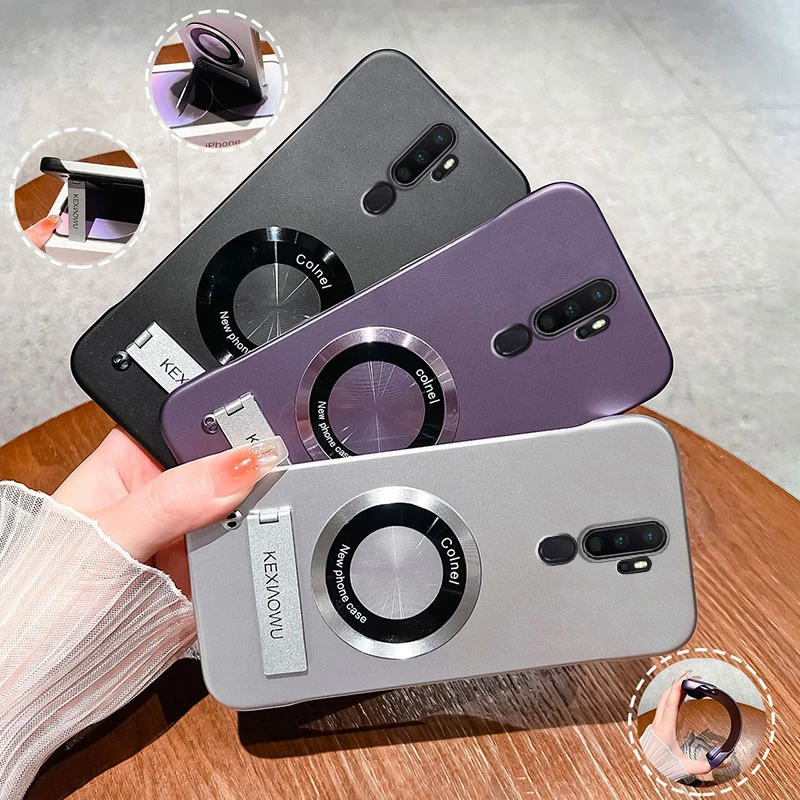 适用于OPPOA11X超薄无边框实用防摔保护套带支架高级感手机壳