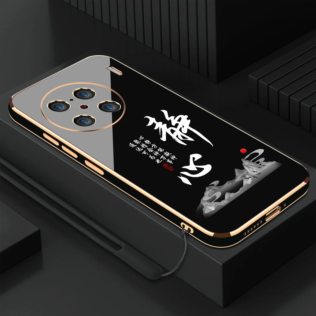 静心vivox90Pro+手机壳新款硅胶软壳电镀高端防摔轻奢直边手机套