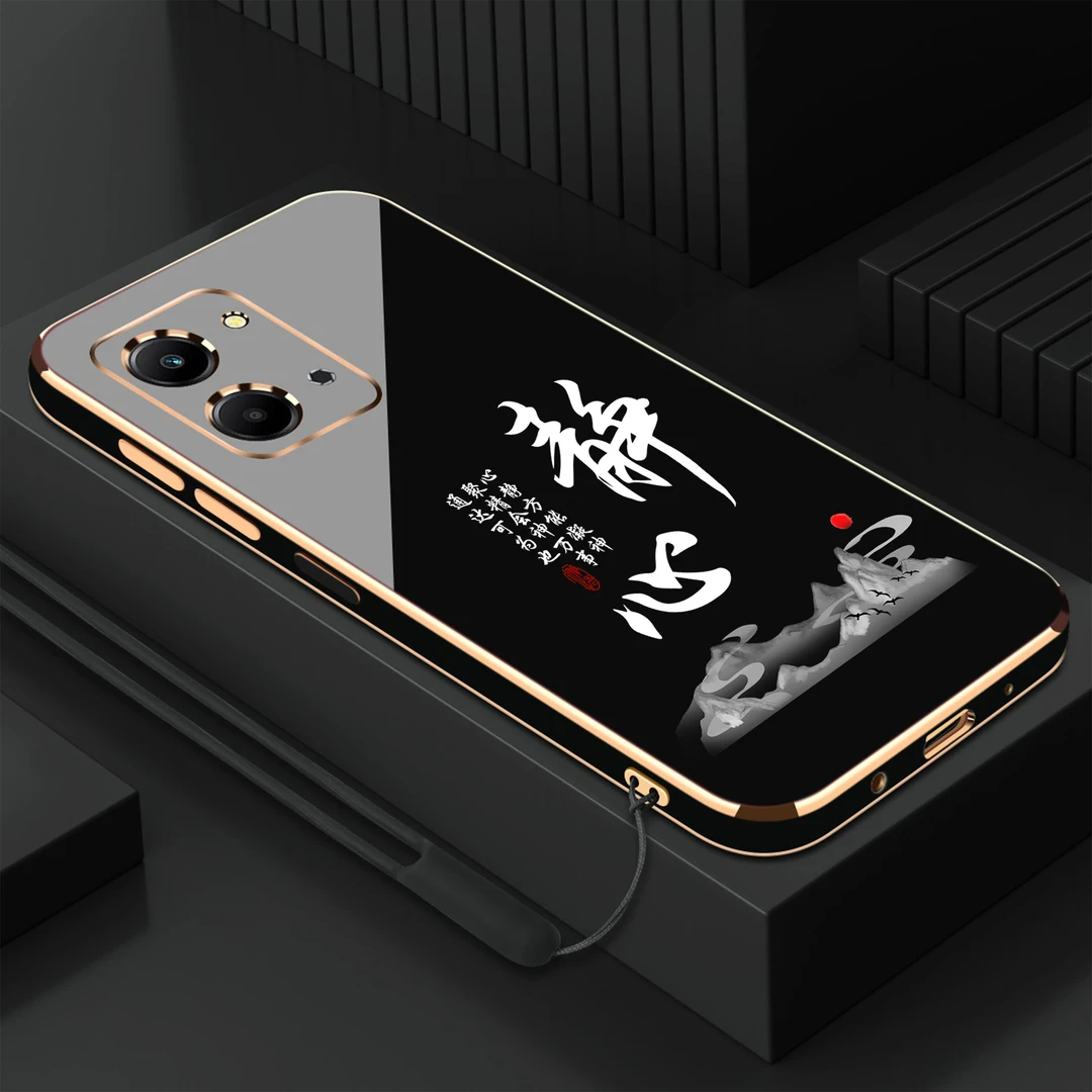 静心：荣耀Play7T手机壳防摔新款硅胶软壳电镀高端个性爆款保护壳