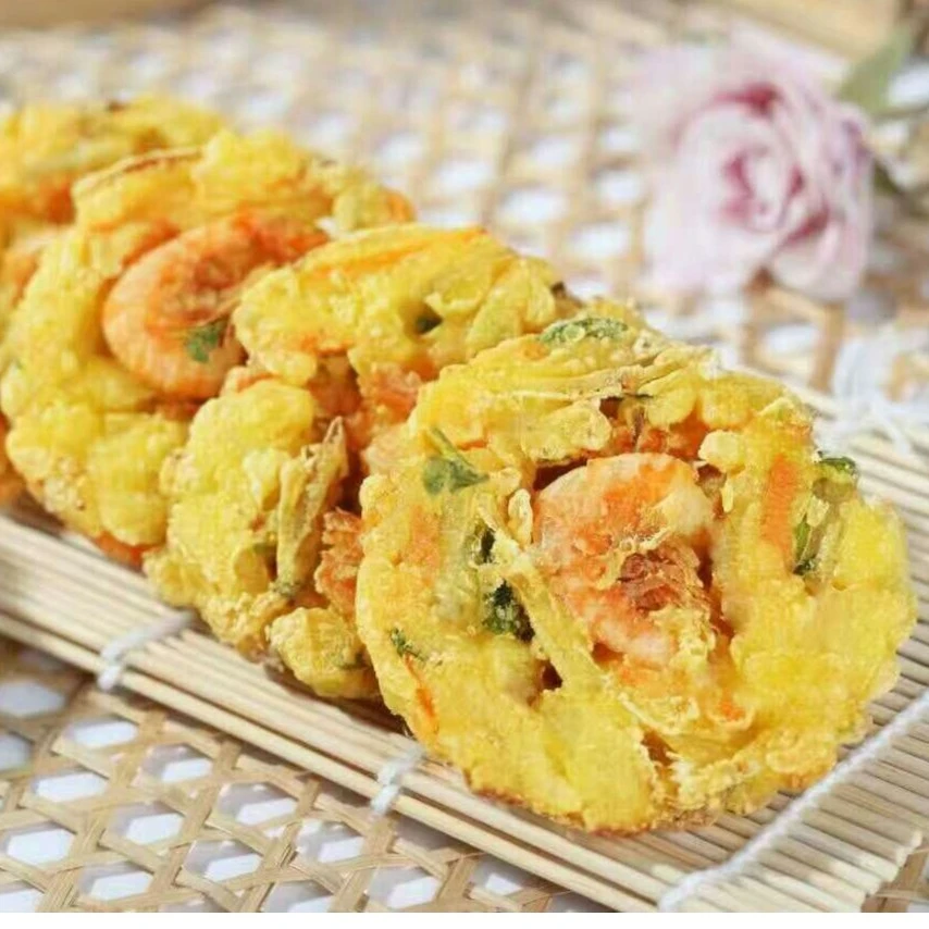 田田屋米兰虾饼（顺丰冷链）180g(每袋6个)*5袋香酥鲜虾饼W