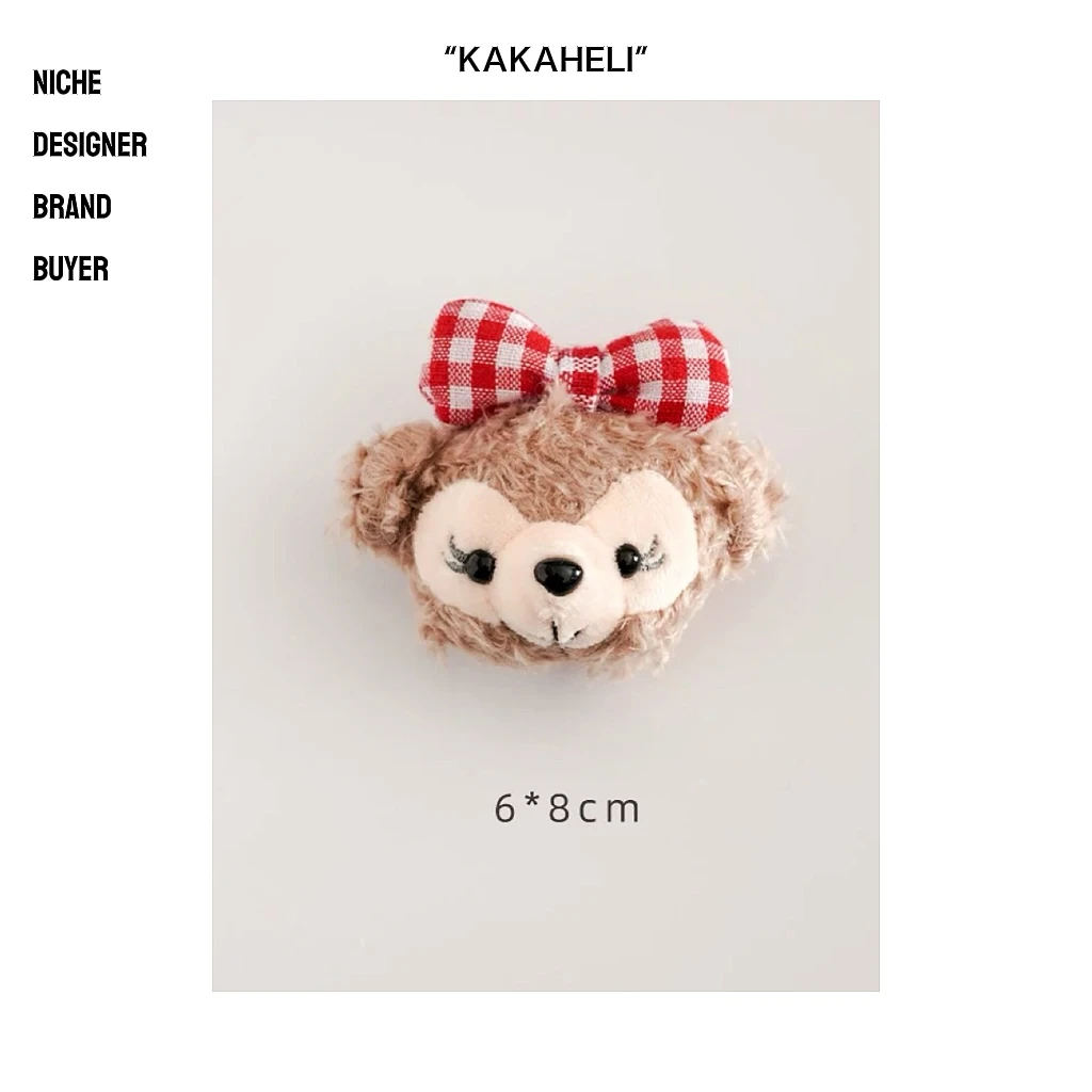 铜合金胸针 可爱小众女孩ins少女心秋冬毛绒绒毛绒小熊胸针KK1669