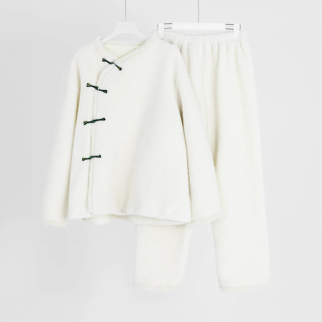 （几里）复古中式风家居套装 衣长67 胸围122 裤长93 1010442