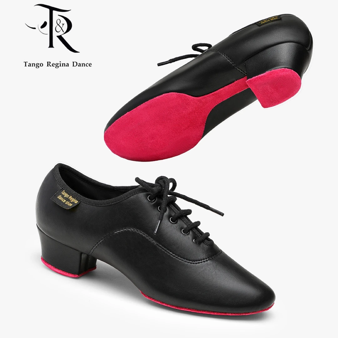 TangoRegina女士摩登舞鞋升级版5cm软牛皮练习鞋练功鞋