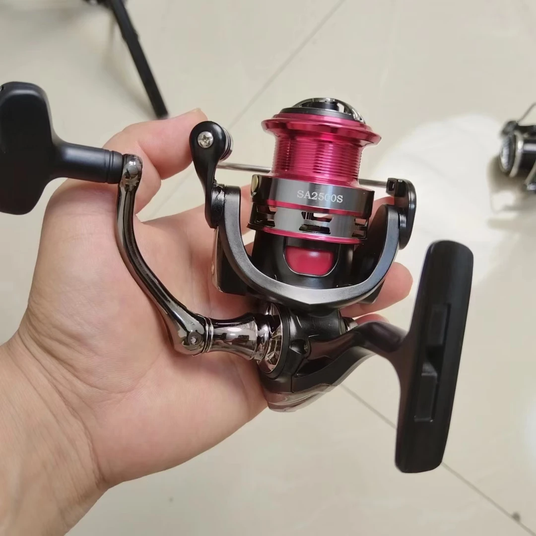 纺车轮3号红色线杯反动无间隙金属摇臂微物路亚马口白条