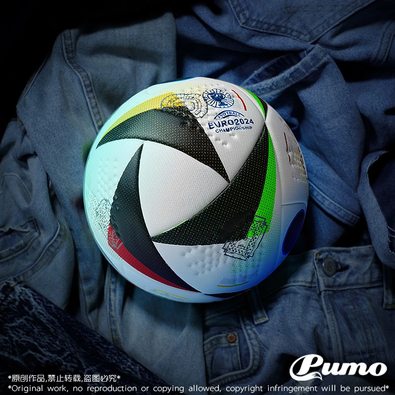 欧杯足球5号热粘合儿童礼物球青少年中考训练比赛防滑耐磨PU软皮