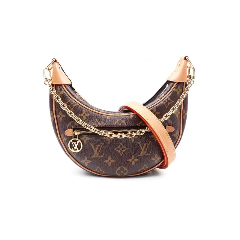 99新 LouisVuitton/路易威登 LOOP豌豆老花单肩包T_ZY0000395236
