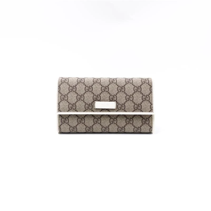 95新 GUCCI/古驰 老花拼白钱包/T_ZY0000389698