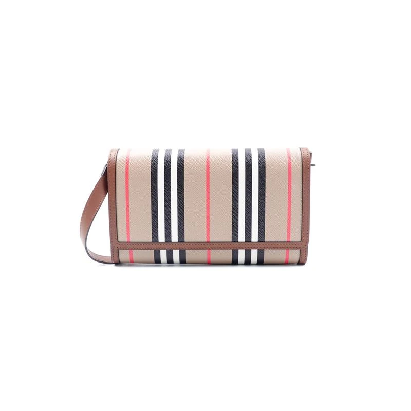95新 BURBERRY/博柏利 巴宝莉经典条纹单肩包T_ZY0000394752
