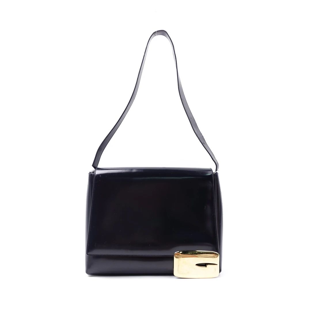 95新 GUCCI/古驰 黑金单肩包 /CLKJMSS00110