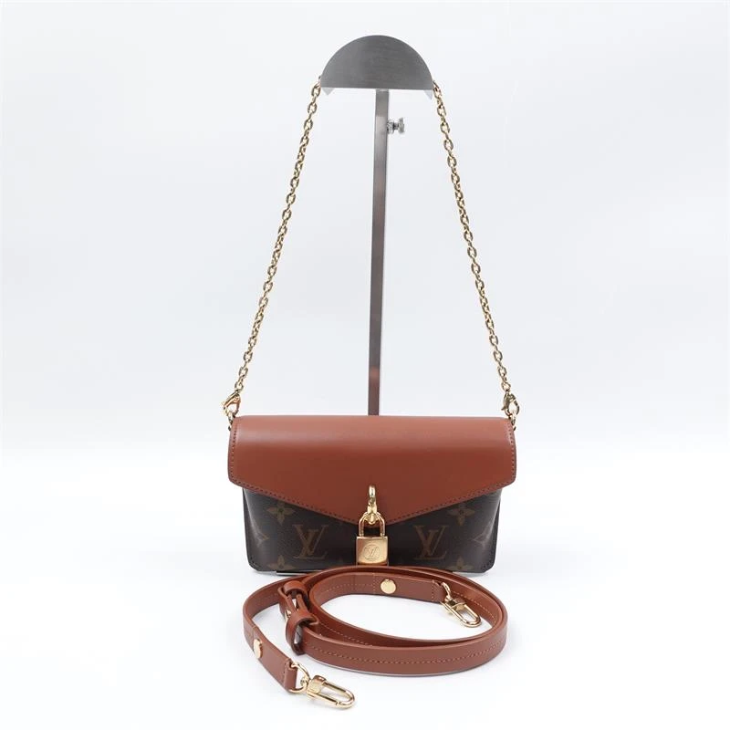 95新 LouisVuitton/路易威登 老花拼棕  单肩包/T_ZY0000247036