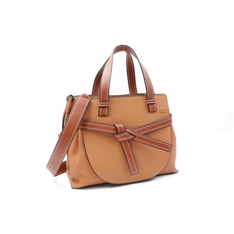 95新 LOEWE/罗意威 Gate 棕色 手提单肩包/T_ZY0000341872