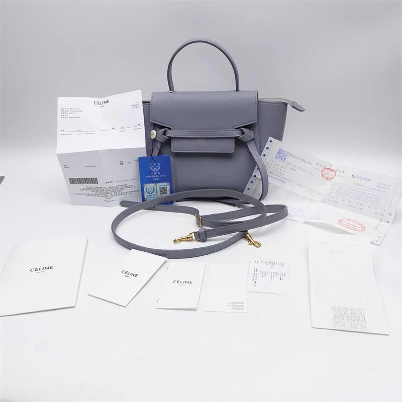95新 Celine/思琳 蓝色手提单肩包T_ZY0000299082