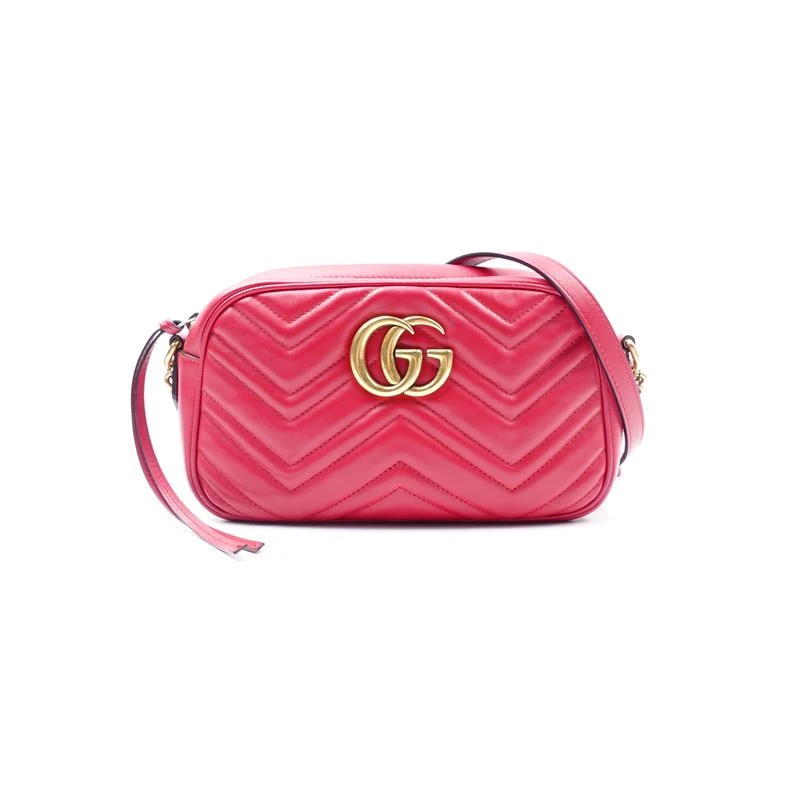 95新 GUCCI/古驰 红色马蒙 单肩包/T_ZY0000393667