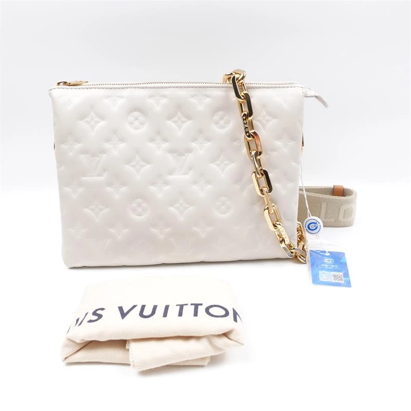 99新 LouisVuitton/路易威登 Coussin 白色单肩包T_ZY0000369054
